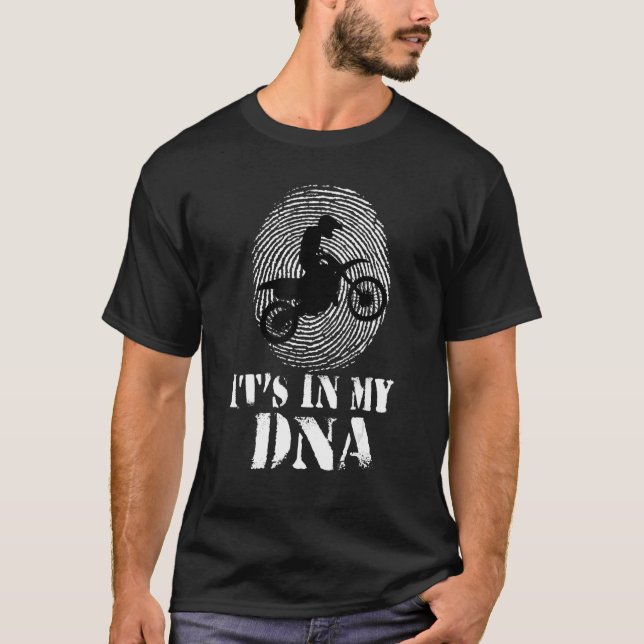 T-shirt Motorcross C'est dans mon ADN (Devant)