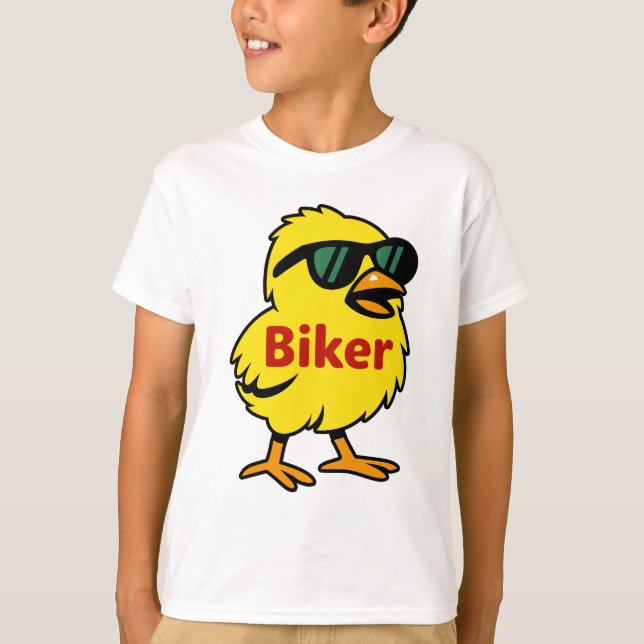 T-shirt Motorcycle Chick Biker (Devant)