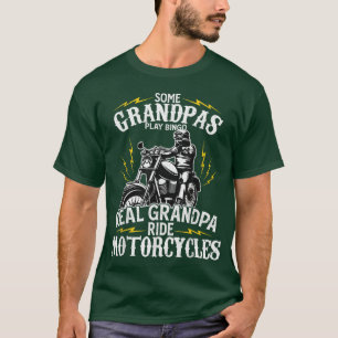 T-shirt Motorcycle Motorcycle Grand Père Motorbike Ri