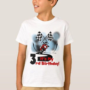 T-shirt Motorcycle Racing 3e maillots d'anniversaire