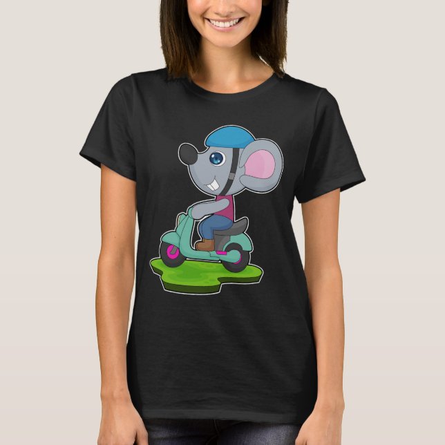 T-shirt Motorcycle souris (Devant)