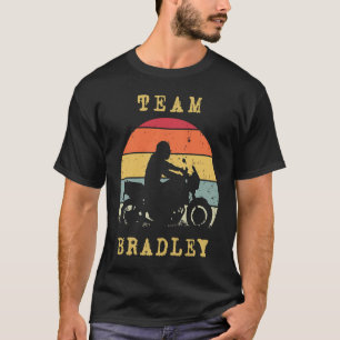 T-shirt Motorcycle Vintage amusant Sunset Bradley Motorcyc