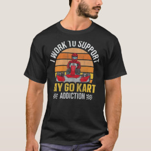 T-shirt Motorsport Go Kart Racing Pour Un Pilote De Kartin