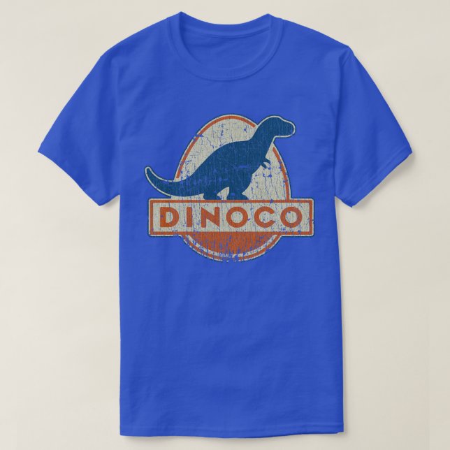 T-shirt Motorsports Dinoco Oil 1930 (Design devant)