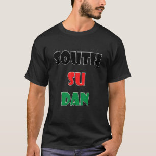 T-shirt Mots colorés du Sud-Soudan