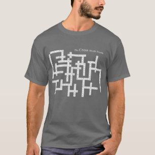 T-shirt Mots croisés Puzzle Grumpy Vocabulaire Humour