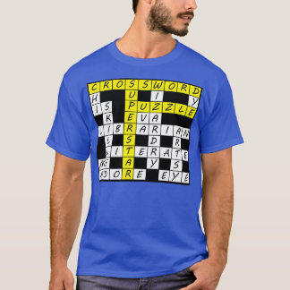 T-shirt Mots croisés Puzzle Superjaune surbrillance
