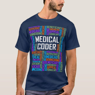 T-shirt Mots de coder Médicales