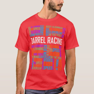 T-shirt Mots de course de baril