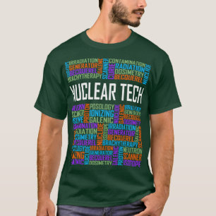 T-shirt Mots de technologie nucléaire