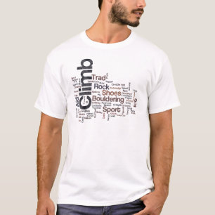 T-shirt Mots d'escalade