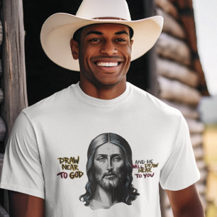 T-shirt Mots divins : Jésus sculpté dans l'art