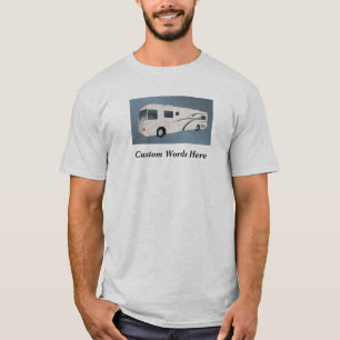 T-shirt Mots du campeur rv Motorhome PersonalizedCustom