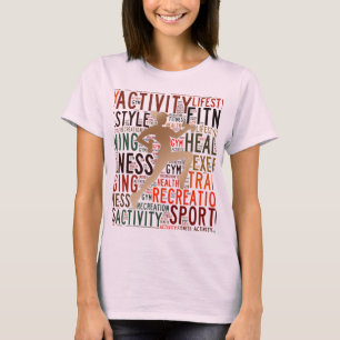 T-shirt Mots fitness