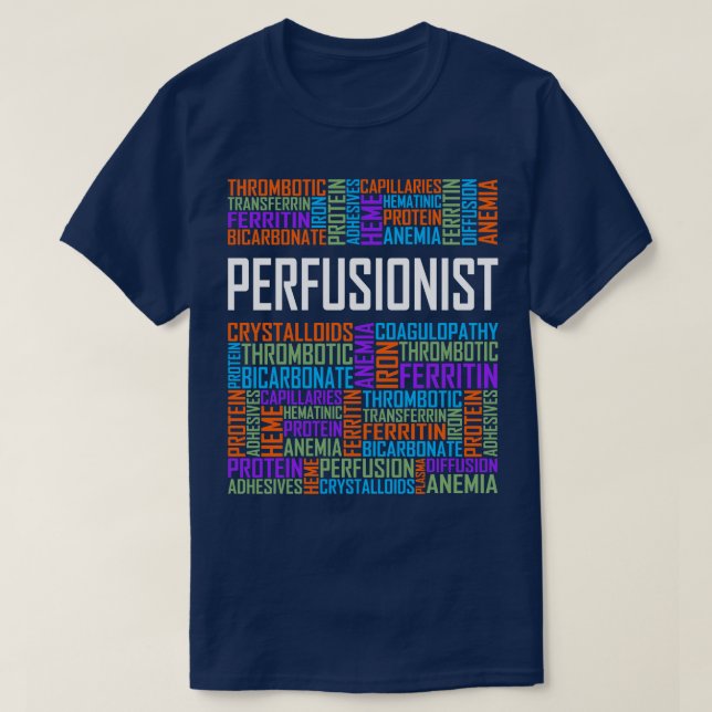 T-shirt Mots perfusionnistes (Design devant)