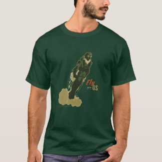 T-shirt Mouche avec moi la pièce en t graphique des hommes