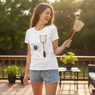 T-shirt Mouche Écrasée et Blague d'Insecte Mort Humour