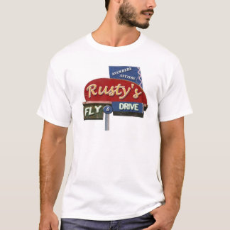 T-shirt Mouche et commande rouillées
