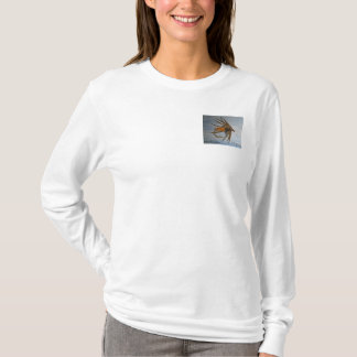 T-shirt Mouche molle de plume de cou