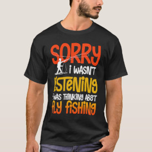 T-shirt Mouches de pêche à la mouche Pêcheur à la ligne Ca