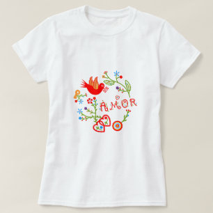 T-shirt Mouchoirs d'amour de Valentine