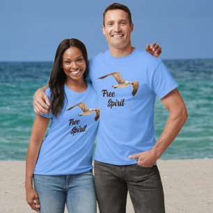 T-shirt Mouette de mer en vol Esprit libre Photographie cô