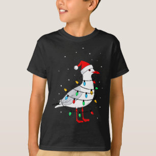 T-shirt Mouette drôle d'oiseau Noël amateur d'animaux 