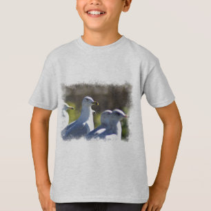 T-shirt Mouette sur rail