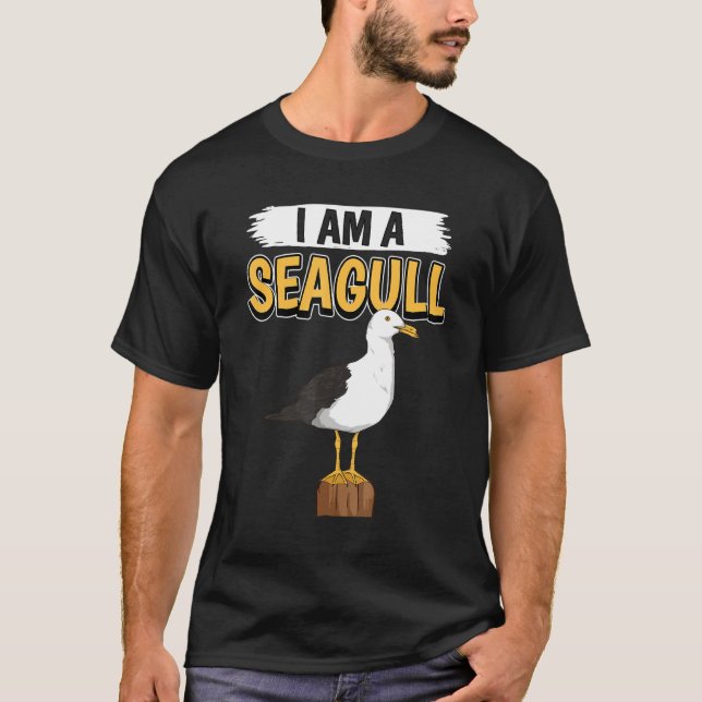 T-shirt Mouettes Citer Mouettes Mer Je Suis Un Mouette (Devant)