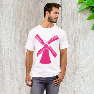 T-shirt Moulin rose