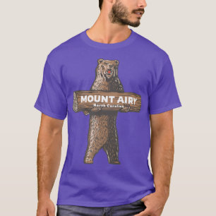 T-shirt Mount Airy North Carolina NC Growling Bear Vacatio