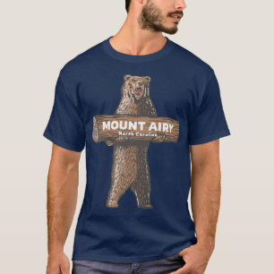 T-shirt Mount Airy North Carolina NC Growling Bear Vacatio