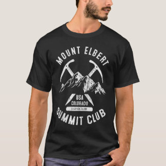 T-shirt Mount Elbert Summit Club I Climbed Mount Elbert Co