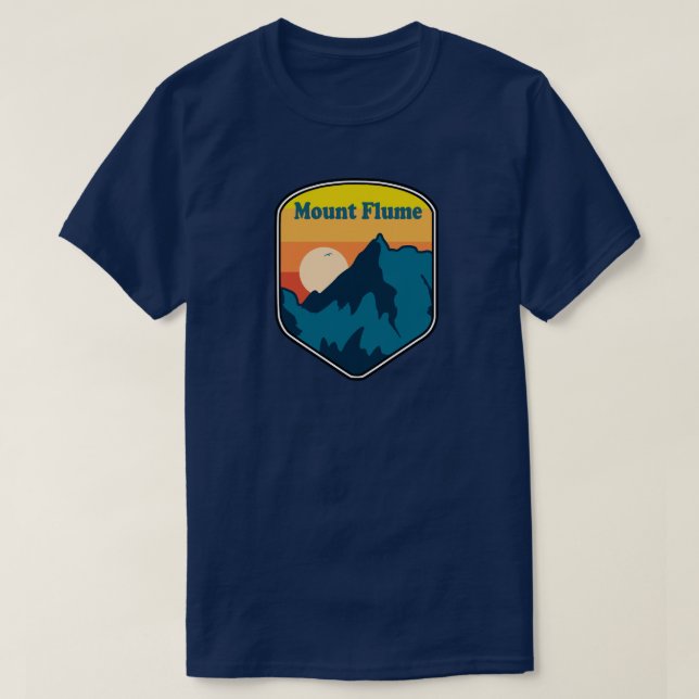 T-shirt Mount Flume New Hampshire Sunrise (Design devant)