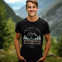 Mount Rainier Wilderness Deer Graphic 