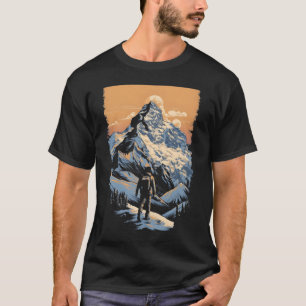T-shirt Mountain Adventure Randonnée
