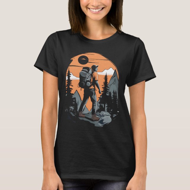 T-shirt Mountain Adventure Randonnée (Devant)