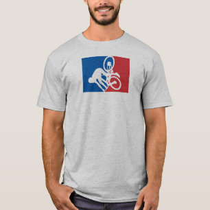 T-shirt Mountain Bike Crash All Star