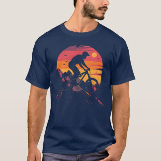 T-shirt Mountain Biking 90s Look retro