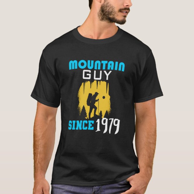 T-shirt Mountain guy since 1979 (Devant)
