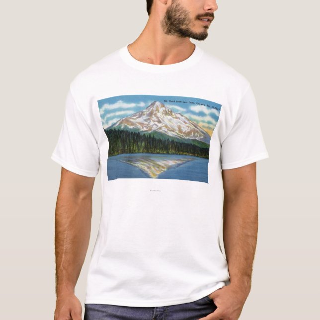 T-shirt Mountain View de lac perdu (Devant)