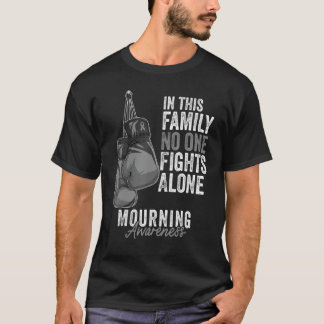 T-shirt Mourning Awareness Month Gloves Black Ribbon