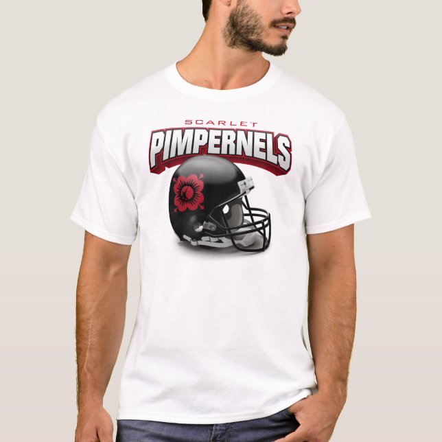 T-shirt Mourons d'écarlate "grande" pièce en t principale (Devant)