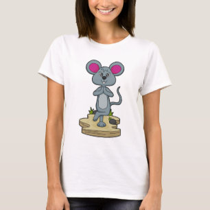T-shirt Mouse at yoga