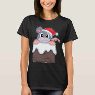 T-shirt Mouse mur de pierre de Noël