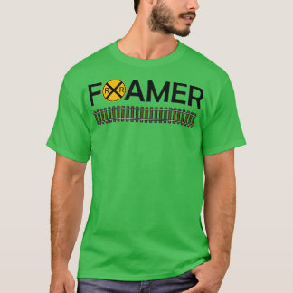T-shirt Mousse d'observation du train du train du rail