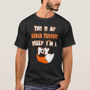 T-shirt Mousse humaine Mignonne Fandom Fox