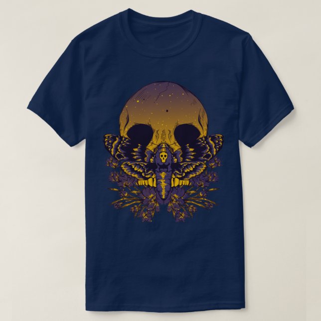 T-shirt Mousse pourpre (Design devant)