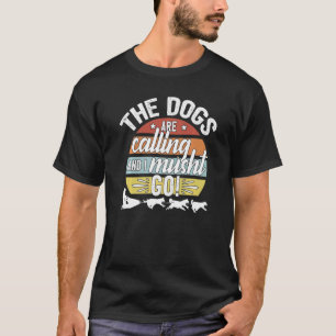 T-shirt Mousseuse de chien à coudre Husky