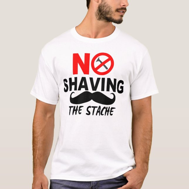 T-SHIRT MOUSTACHE (Devant)